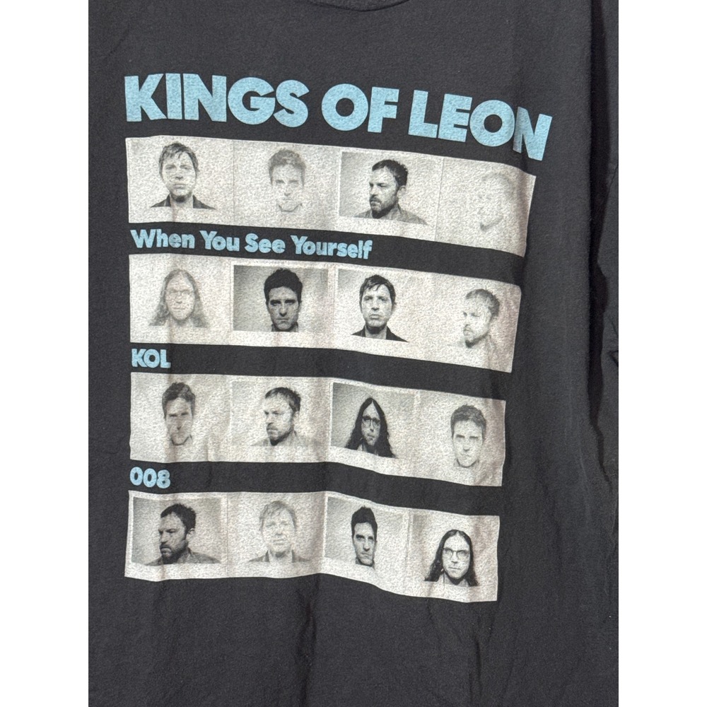 Kings of Leon 2021 Tour‎ Shirt When You See Yourself Band Tee Black XL